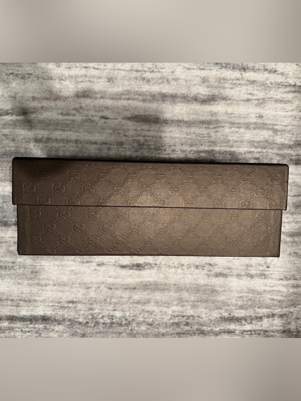 Gucci Brown Box with Gold Logo and Branded Tissue - Picture 6 of 10